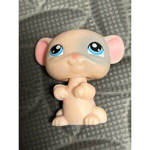 Littlest‎ Pet Shop Mouse #102 Rat 102 Figure LPS Pink Cake Topper Ferret Magnet